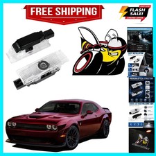 2Pcs Car Door Lights Compatible with 2015-Present Challenger Scat Pack Person... picture