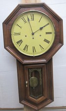 Hamilton Westminster Chime German 8 Day  Octagon Schoolhouse Wall Clock picture