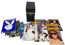 VTG 1987 Playboy Lot Vanna White Jessica Hahn + Library Case Centerfolds Intact picture