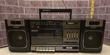 Vintage Sony Boombox Stereo Cassette-Corder Model No: CFS-1000 RARE Read Tested picture