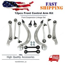 12pc Front Upper Control Arms Kit For 2012-18 Audi A6 A7 Quattro RS7 S6 picture