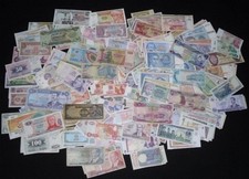50 Different World Banknotes Paper Money-Authentic, Uncirculated picture