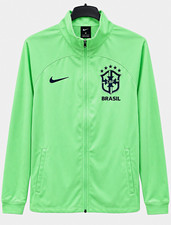 Nike Brazil National Soccer Team Green Full-Zip Jacket Mens Size M picture