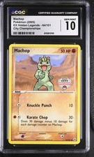 Machop 64/101 - Pokémon Ex Hidden Legends City Championships CGC 10 Gem Mint picture