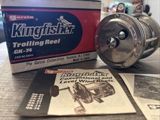 Vintage Garcia Kingfisher Trolling Reel GK-74. In Box. Great Condition picture