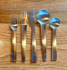 MCM block chromatic flatware 8 place settings picture