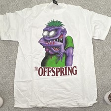 The Offspring Giant Vintage T by Tultex XL White Tour T-Shirt w dates New picture