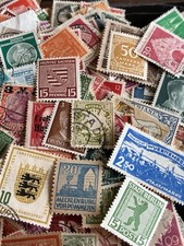 100 Assorted Germany And German-Area Stamps For Collectors picture