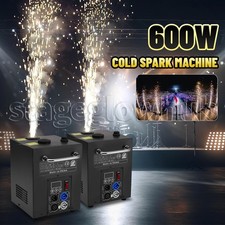 PAIDUN 2PCS Cold Spark Machine 600W DMX Stage Effect Sparkler Wedding Event Show picture
