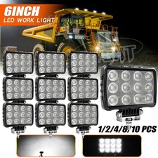 2/4/6/8/10PACK 12/24volt 80W Led Work Lights Combo Forklift Tractor Backhoe Boat picture