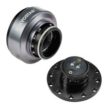 Universal Black Steering Wheel Quick Release Hub Adapter Snap Off Boss Kits New picture