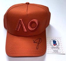 JANNIK SINNER SIGNED AUSTRALIAN OPEN AO HAT CAP TENNIS CHAMPION PLAYER BAS picture