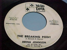 DEENA JOHNSON - NORTHERN SOUL - PROMO - THE BREAKING POINT / MAMA'S BOY picture