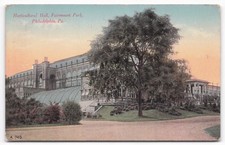 Horticultural Hall Fairmount Park Philadelphia PA Vintage Postcard c.1910 picture