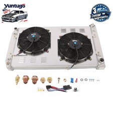 3 Row Radiator+Shroud Fan Kit for 1988-99 Chevy Truck GMC C/K C1500 C2500 C3500 picture