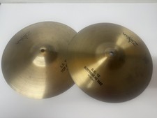 Zildjian Avedis 12 Inch S.R. Sound Recording Hi Hats Amazing Cond Rare Low Pitch picture