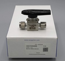 Swagelok SS-43GS4 - Qty. 5 - Stainless Steel Ball Valve - 1/4 in. Swage - New picture