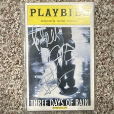 Three Days of Rain Playbill Signed Julia Roberts Paul Rudd Bradley Cooper 2006 picture