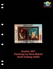 $6.00 Scott Value - 2011 AUSTRIA Fine Art s/s Hans Makart Painting CV MNH NH UMM picture