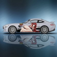 Itasha Custom Car Decals; Anime Inspired Car Decals; Itasha Side Decal,Both Side picture