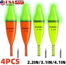 4pcs Lighted Fishing Bobbers Fishing Floats and Bobbers Night Fishing Light Up picture
