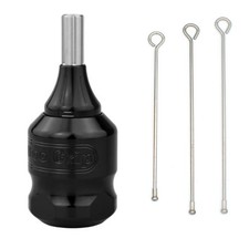 32mm Tattoo Aluminum Alloy Adjustable Twist Grip 3 Cartridge Needle Plungers picture