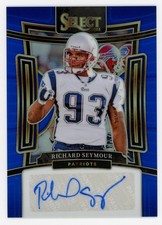 2023 Panini Select | Richard Seymour Signatures Blue Prizm Auto | 78/99 #SIG-RSE picture