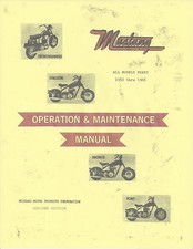 MUSTANG Motorcycle REPAIR MANUAL picture
