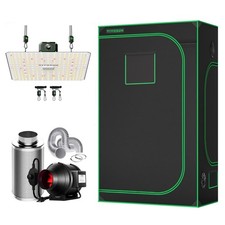 VIVOSUN 3-in-1 Hydroponic Grow Tent Kits & LED Grow Light & Inline Duct Fan picture