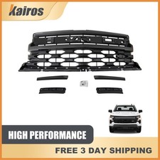 For 2022-2025 Chevrolet Silverado 1500 Z71 Front Grille Black Plastic 85573521 picture