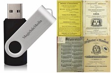37 Old Rare Connecticut Register (1847-1925) - History Genealogy Records on USB picture