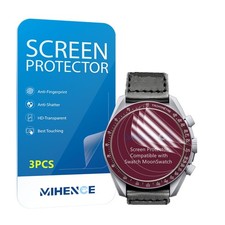 Compatible for Swatch MoonSwatch Screen Protector, HD Full Coverage Invisible TP picture