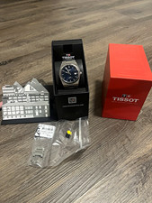 Tissot PRX Powermatic 80 40mm Auto Blue Waffle Dial Date 100m Box Papers picture