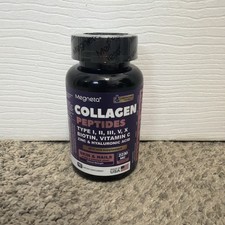 Megneta Collagen Peptides Types I II III V X Biotin Vitamin C 90 Capsules picture