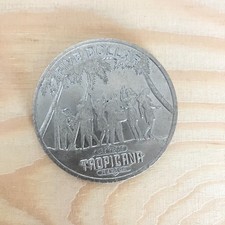 Tropicana Resort 1991 Casino Five Dollar $5 Token Chip Sliver picture