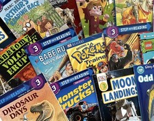 BOYS’ Random Book Lot of 10 Level 3 Step Into Reading, I Can Read, DK - GREAT picture