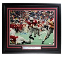 Archie Griffin OSU 1974/1975 Heisman Winner Signed 16x20 Photo Framed JSA 209214 picture