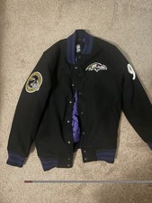 Baltimore Ravens Bomber Jacket Vintage Men’s Size Small picture