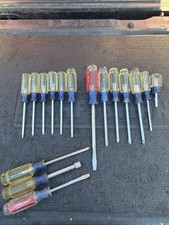 13pc Sears Craftsman MADE IN CANADA Screwdriver Lot Rare Phillips Flat Torx P2x4 picture