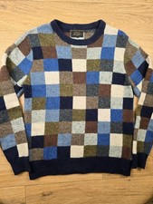 Beams+ multicolor wool knit sweater size S picture