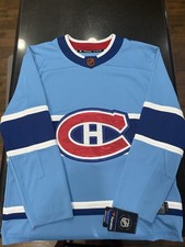 Fanatics Montreal Canadiens Reverse Retro NHL Hockey Jersey Men’s Size M BLANK picture