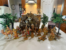 Fontanini Heirloom Nativity Set Vintage 40 piece depose Italy Christmas picture