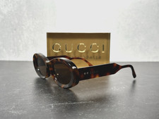NEW GUCCI GG 1527S OVAL SUNGLASSES 002 DARK HAVANA w/BROWN LENS SHIPS TODAY picture