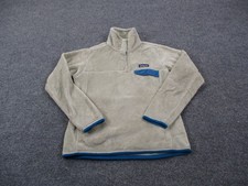 Patagonia Jacket Womens S Beige Snap T Sweater Outdoor Hiking Camping 25442 picture