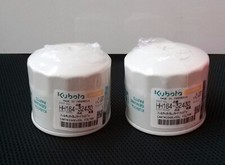 2 PACK HH164-32430  KUBOTA DIESEL OEM GENUINE ENGINE OIL FILTER picture