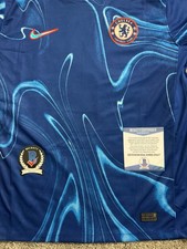 Nike Chelsea FC Soccer Jersey Shirt Blue & Light Blue picture