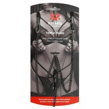 SEI MIO Triple Tease Adjustable Nipple and Clit Clamp Set picture
