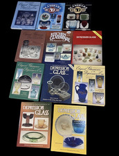 Collector Books Gene Florence Depression Glass Encyclopedia Hardcover Eleven Lot picture