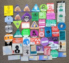 HUGE 80s 90s Tour Backstage Pass Lot Clapton Buffett Elton John Idol Sting Idol picture