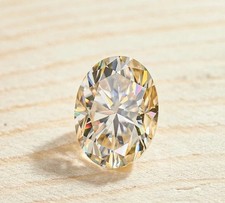 2 CT Fancy Champagne Color Oval Cut VVS Lab Grown Diamond Premium gemstone 7x9 m picture